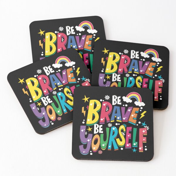 Item preview, Be Brave Be Yourself designed and sold by Becky-Poppins.