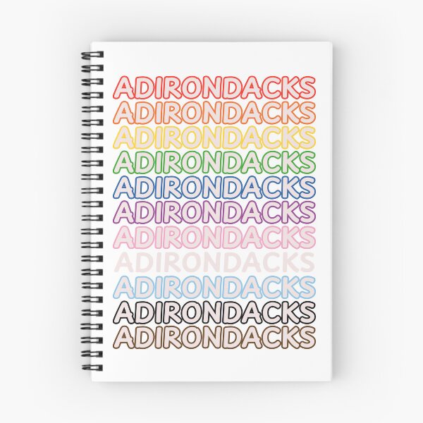 Item preview, Retro Rainbow Adirondacks - Everyone's welcome in the ADKs designed and sold by YonderAndBeyond.