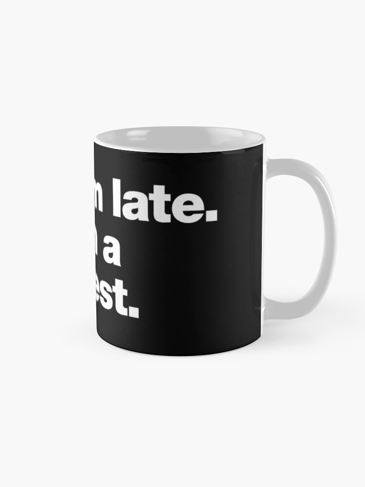 Thumbnail 5 of 6, Coffee Mug, Sorry I'm late. I was on a side quest. designed and sold by chestify.