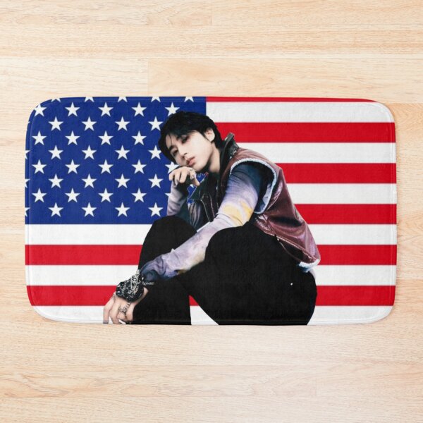 Item preview, Han Jisung- American Flag 2 designed and sold by Culture Creations.