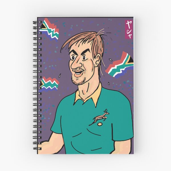 Item preview, Dibujo de dibujos animados del jugador de rugby Eben Etzebeth Springbok designed and sold by Iasha.