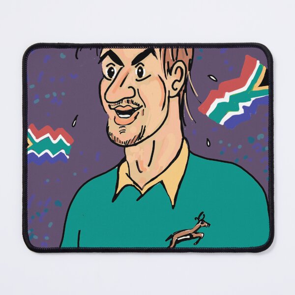 Artikelvorschau, Cartoon-Zeichnung des Rugbyspielers Eben Etzebeth Springbok entworfen und verkauft von Iasha.