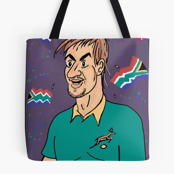 Artikelvorschau, Cartoon-Zeichnung des Rugbyspielers Eben Etzebeth Springbok entworfen und verkauft von Iasha.