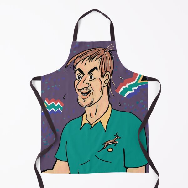 Artikelvorschau, Cartoon-Zeichnung des Rugbyspielers Eben Etzebeth Springbok entworfen und verkauft von Iasha.