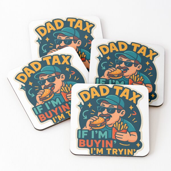 Item preview, Dad Tax If I'm Buyin' I'm Tryin, Funny Dad Gift For Father's Day Sticker designed and sold by podlook.