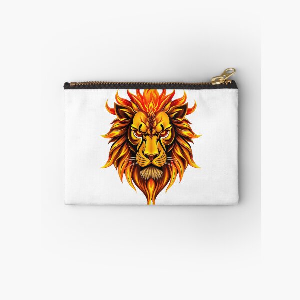 Item preview, golden lion flame head designed and sold by Metaverse8.