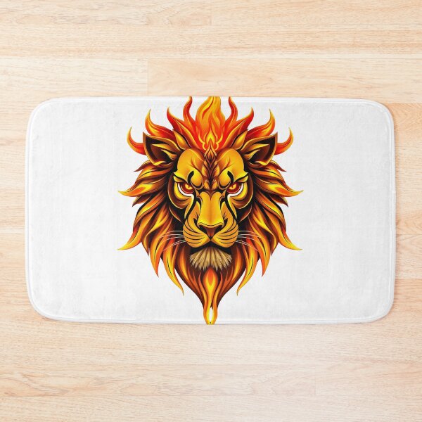 Item preview, golden lion flame head designed and sold by Metaverse8.