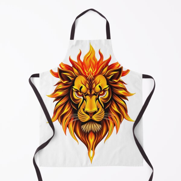 Item preview, golden lion flame head designed and sold by Metaverse8.