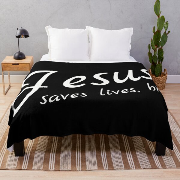 Item preview, Jesus Saves Lives, Bro designed and sold by threadsjam.
