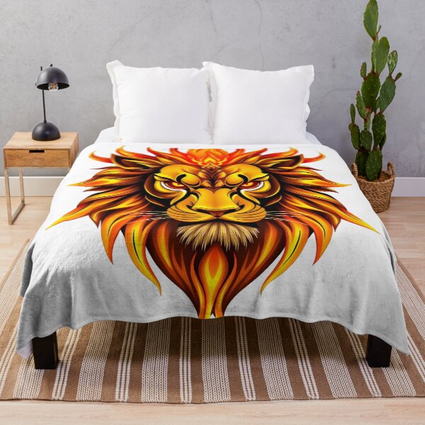 Item preview, golden lion flame head designed and sold by Metaverse8.