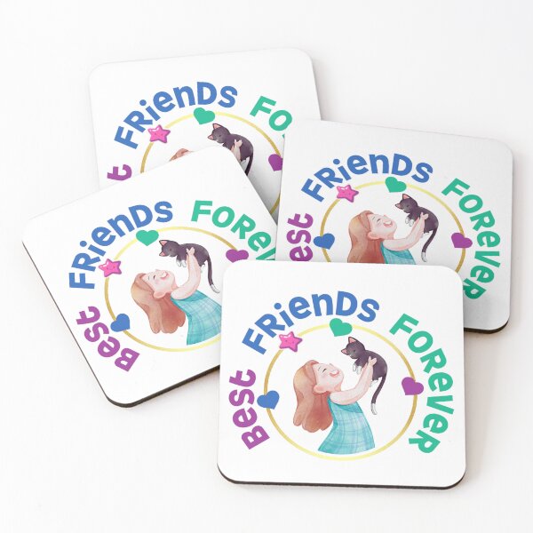 Item preview, Best friends - A girl and a kitty. designed and sold by JP--Shop.