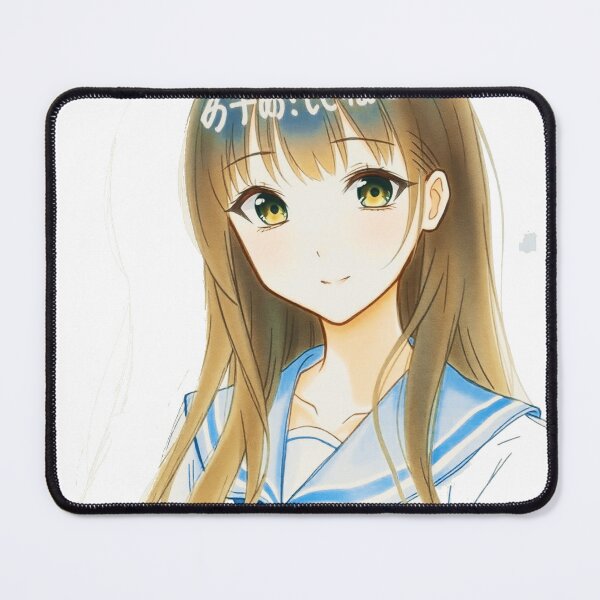 Item preview, cute anime manga girl designed and sold by Mudikeys.