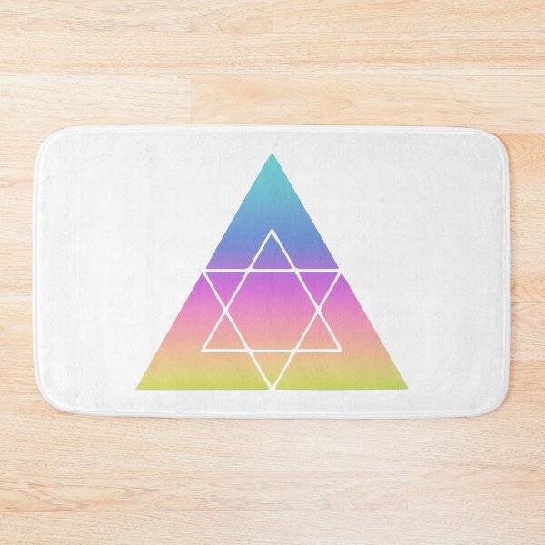 Item preview, Prisma Estrella Pastel – Arte Triangular de Geometría Sagrada (Energía Femenina y Masculina) designed and sold by MJ Koldewyn.