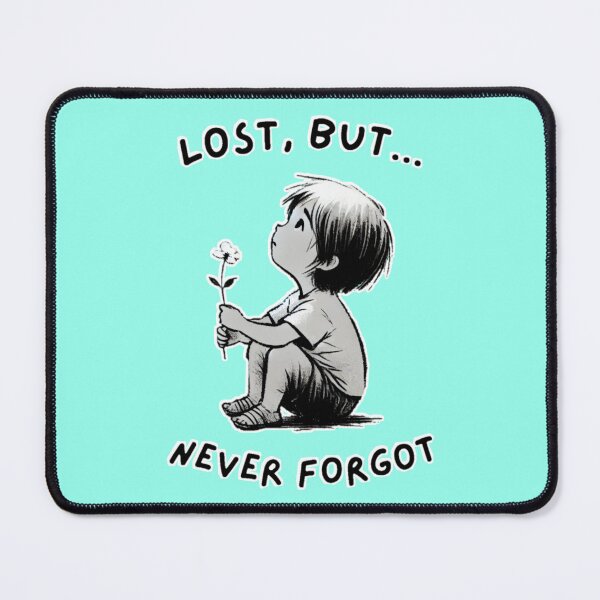Item preview, Lost But Never Forgot – Grief, Remembrance & Healing Sad Boy Art designed and sold by Just Meaningful.