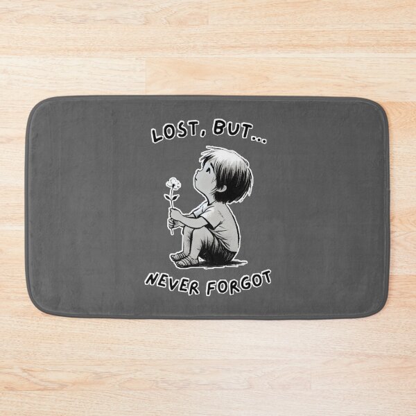 Item preview, Lost But Never Forgot – Grief, Remembrance & Healing Sad Boy Art designed and sold by Just Meaningful.