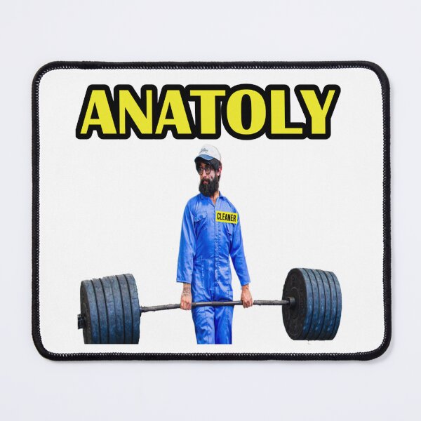 Item preview, Anatoly Gym Cleaner designed and sold by Beluga Cat.