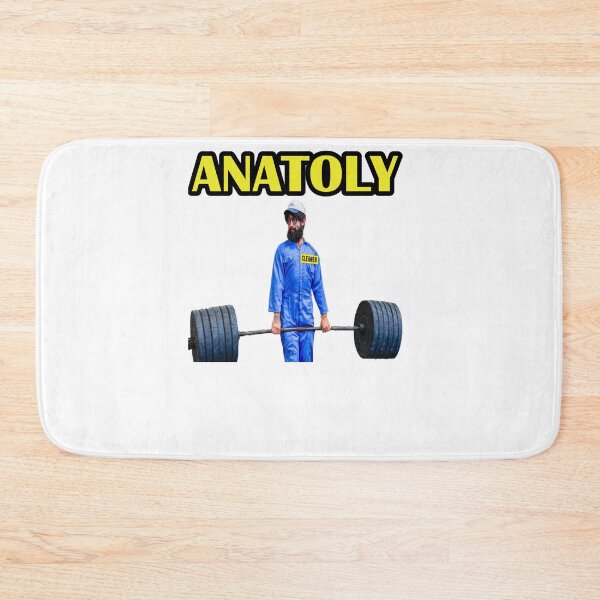 Item preview, Anatoly Gym Cleaner designed and sold by Beluga Cat.