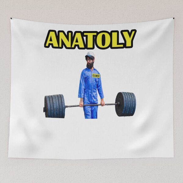 Item preview, Anatoly Gym Cleaner designed and sold by Beluga Cat.