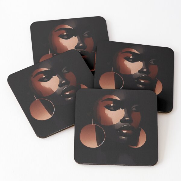 Item preview,  black beauty vibrant colors artistic strokes designed and sold by  Mudikeys.