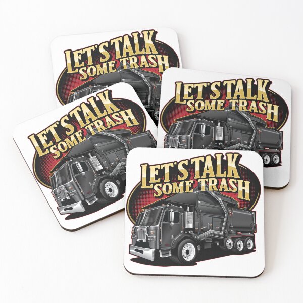 Item preview, Let's Talk Some Trash Front Loader designed and sold by The Trash Talking Shop.