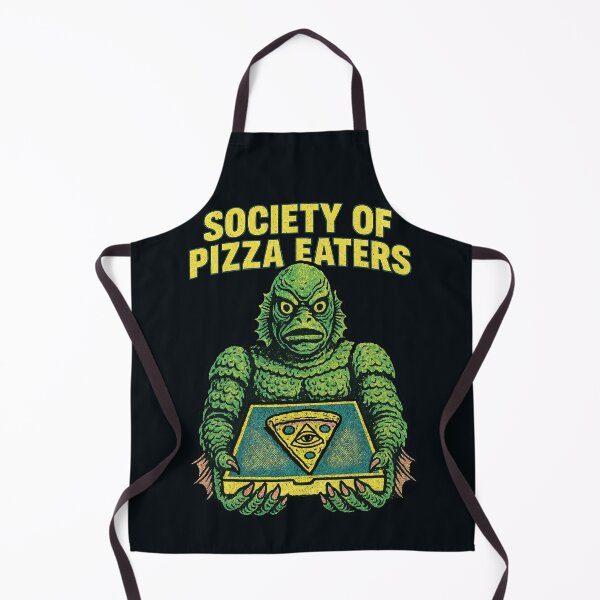 Item preview, Society of Pizza Eaters – Cult Monster Pizza Lover Retro Design designed and sold by Victor Shadehorn.
