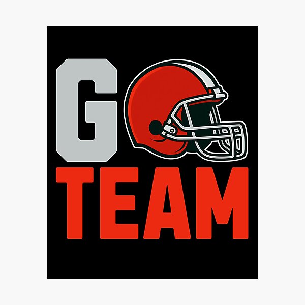 Item preview, Go Team Football designed and sold by MaxOutDesign.