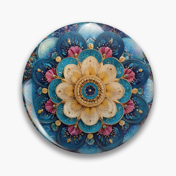 Item preview, Ocean Bloom Mandala designed and sold by CHILDRENSJOY.
