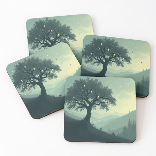 Item preview, Whispering Hills: The Ancient Oak at Twilight designed and sold by Danivique.