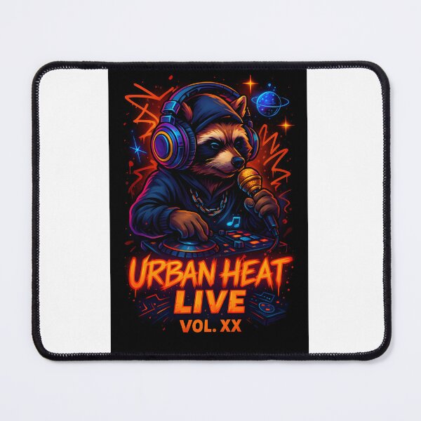 Item preview, Urban Heat Live Vol. XX - Raccoon DJ Vibes designed and sold by WolfPixelRo.