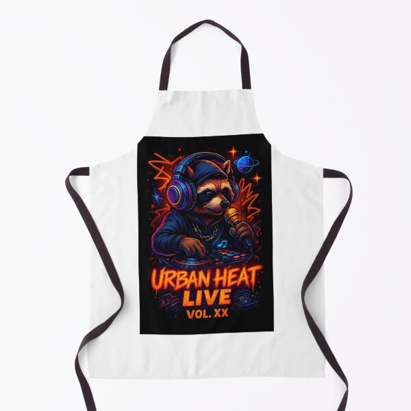 Item preview, Urban Heat Live Vol. XX - Raccoon DJ Vibes designed and sold by WolfPixelRo.