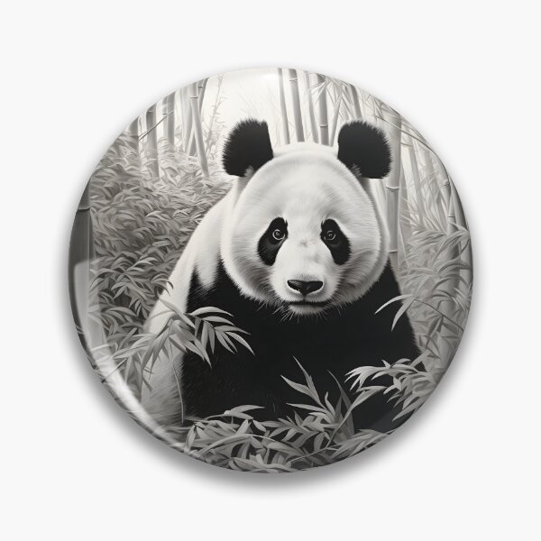 Item preview, Panda In The Bamboo Forest designed and sold by DrawnThreads.