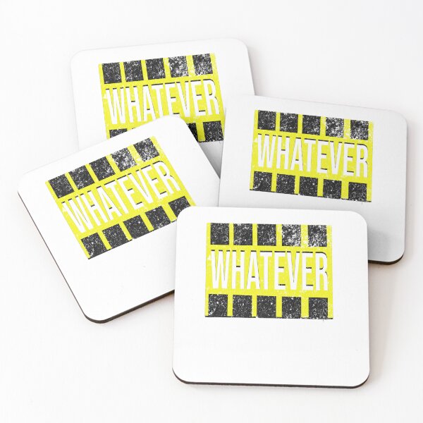 Item preview, WHATEVER Caution Sign Style – Funny Sarcastic Attitude warning quote designed and sold by LuxeGraphix.