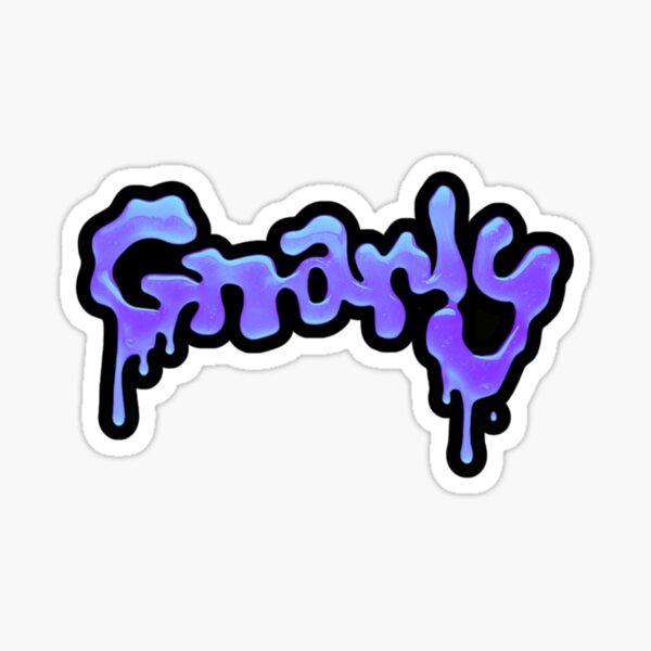 Item preview, everything's gnarly but in purple designed and sold by Ddmuny.