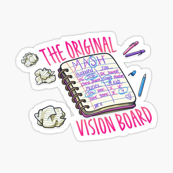 Item preview, MASH Game Shirt – 90s Nostalgia Vision Board Tee designed and sold by Bebaystudios.