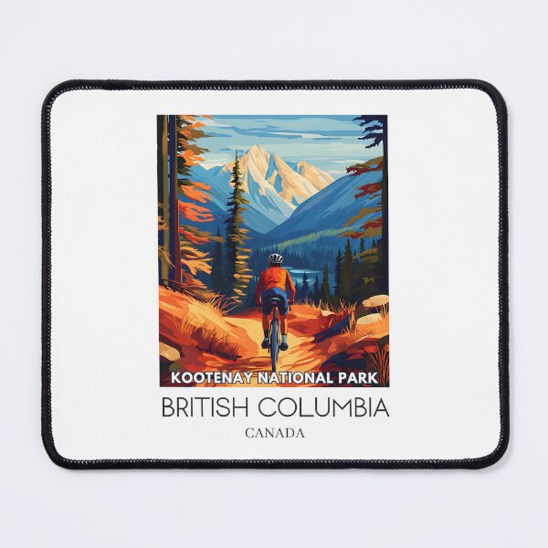 Item preview, A Pop Art Illustration of Kootenay National Park - Canada designed and sold by StudioRedKoala.