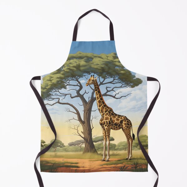 Item preview, Giraffe Grassland Grace designed and sold by DrawnThreads.