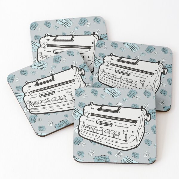 Item preview, Pop Art Braillers. Left View. GREY AND GREEN designed and sold by LayerCakeDigDes.
