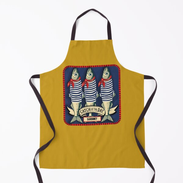 Item preview, Catch of the Day – Retro Sardine Design for Seafood Lover designed and sold by krisevansart.