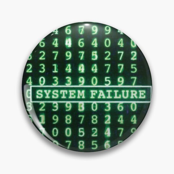Item preview, Matrix Code Rain with System Failure Warning Display designed and sold by BestDetailer.