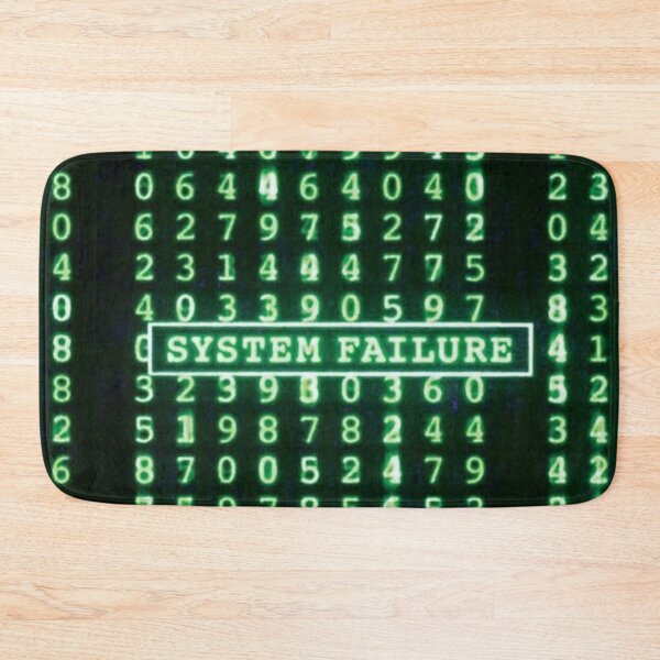 Item preview, Matrix Code Rain with System Failure Warning Display designed and sold by BestDetailer.