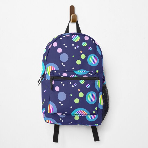 Item preview, Bright colorful rainbow circles design | vibrant stylish blue circle pattern  designed and sold by lausn.