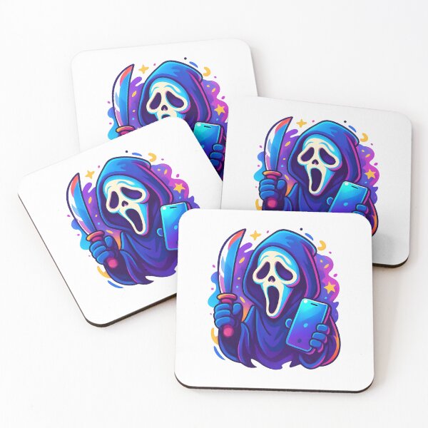 Artikelvorschau, Midnight Stalker – Neon-Horror-Maskenkiller-Design entworfen und verkauft von WolfPixelRo.
