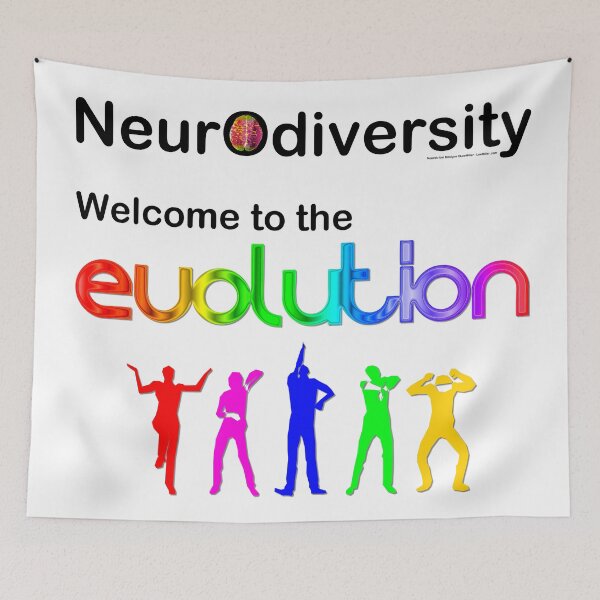 Item preview, Neurodiversity - Welcome To The Evolution designed and sold by Lee Hiller Designs.