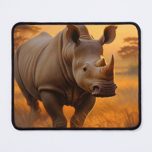 Item preview, Resilient Rhino designed and sold by DrawnThreads.