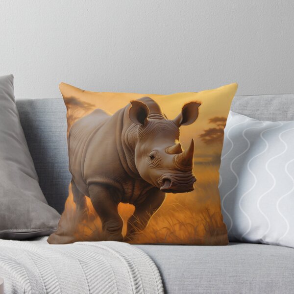 Item preview, Resilient Rhino designed and sold by DrawnThreads.
