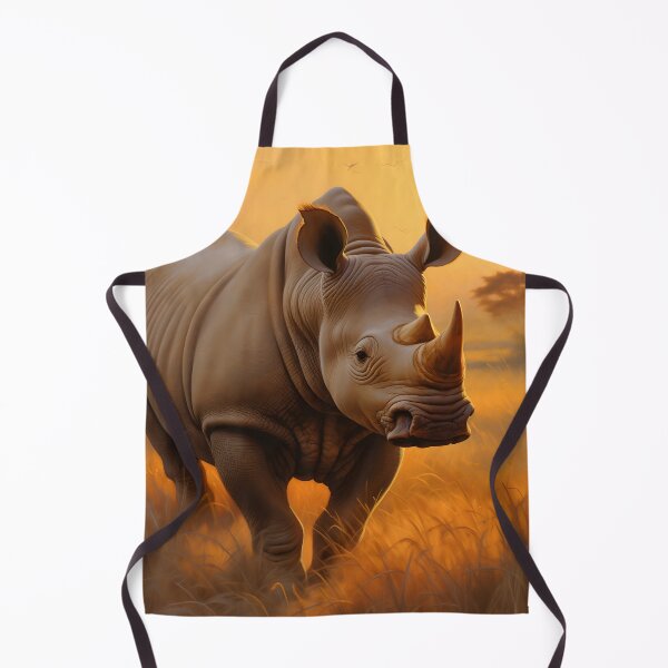 Item preview, Resilient Rhino designed and sold by DrawnThreads.