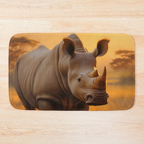 Item preview, Resilient Rhino designed and sold by DrawnThreads.