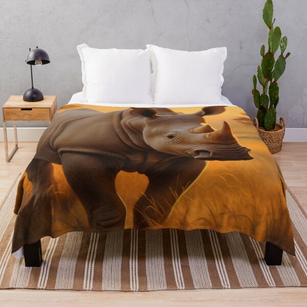 Item preview, Resilient Rhino designed and sold by DrawnThreads.