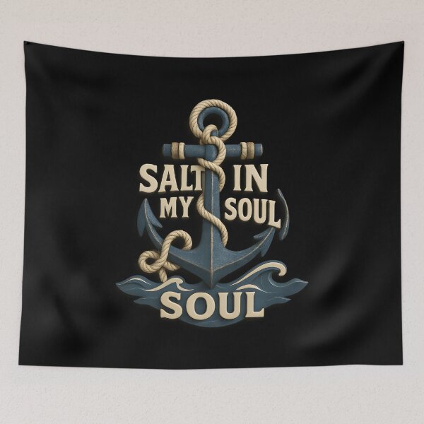 Item preview, Nautical Quote Anchor Vintage Shirt designed and sold by MysticArtisan.