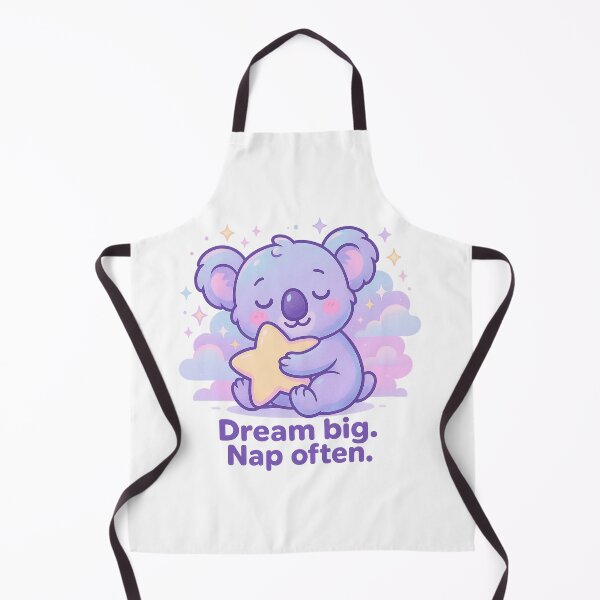 Item preview, Dream Big, Nap Often – Koala Shirt, Vaporwave Sleepy Positivity Design designed and sold by LEO Vaporwave.